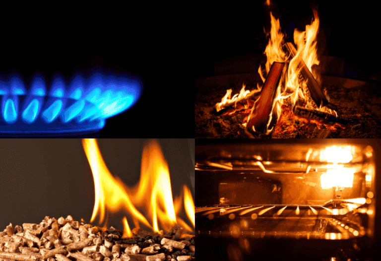 diffèrent type de combustible pour les fours a pizza pour particulier: gaz, bois, pellet et électrique;