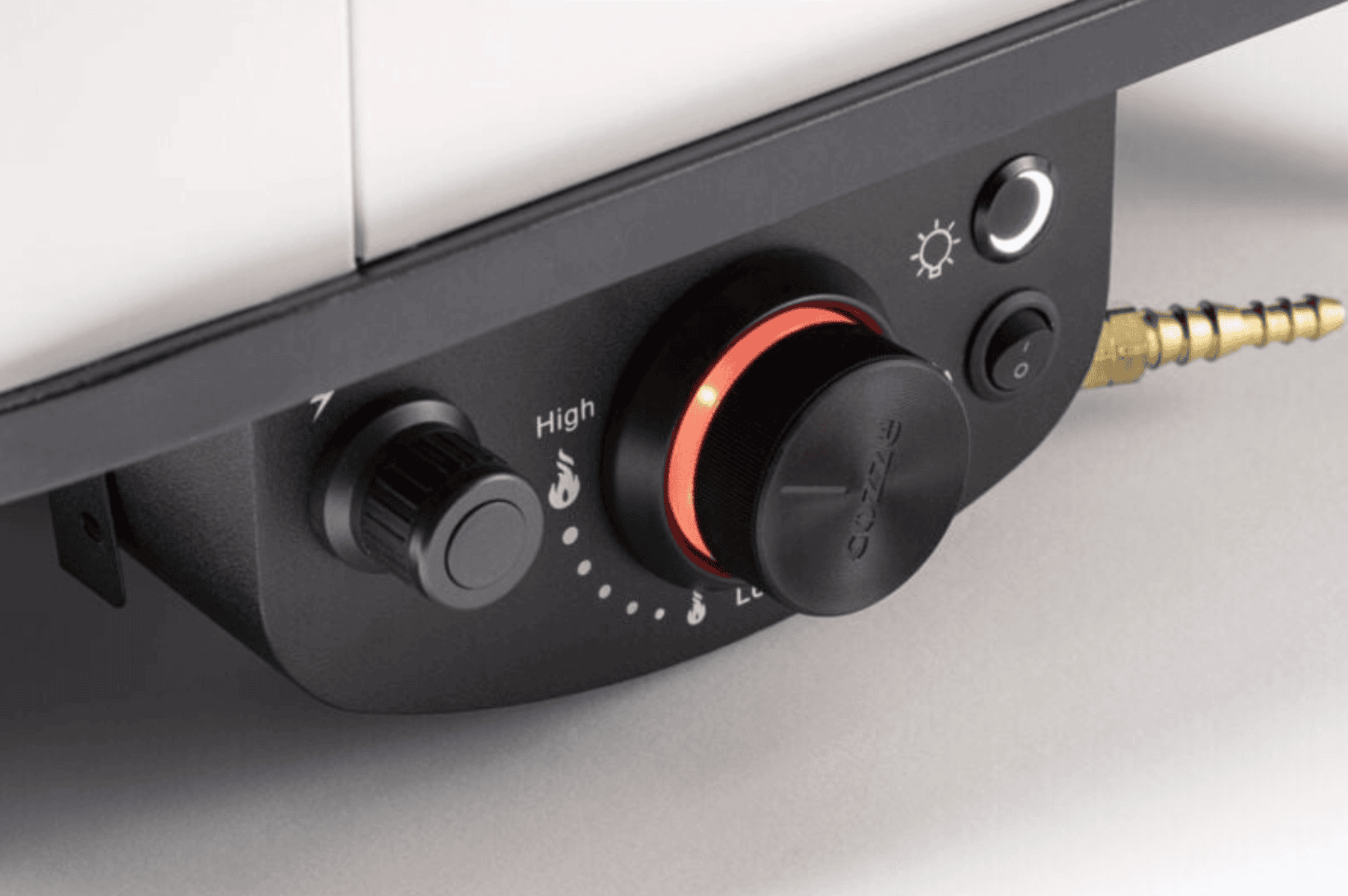 Cozze Premium Rotate – Four à pizza à pierre rotative (13" Électrique / 13" Gaz / 17" Gaz) 2 système de réglage gaz lumière allumage du four a pizza Cozze