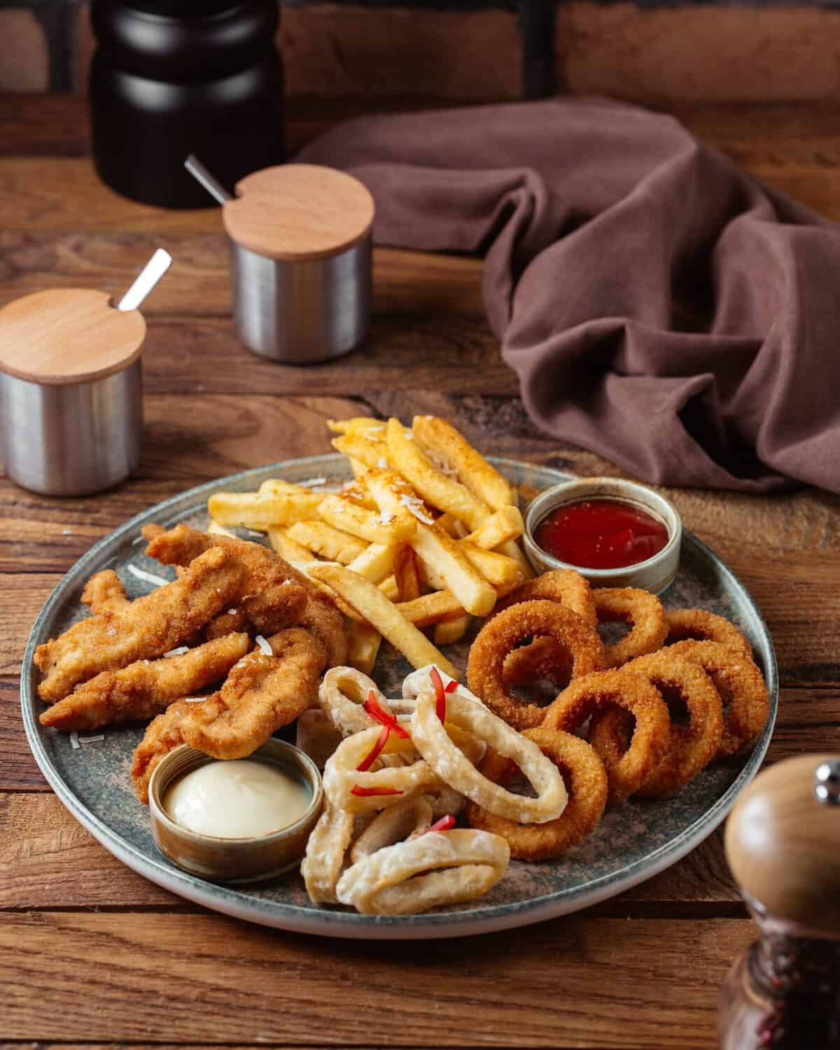 Fritto misto de la mer croustillant — pâte à frire légère