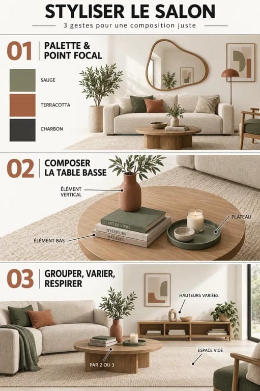 Objets déco tendance sur Zestore : composez un salon harmonieux sans surcharge 1 Comment intégrer des objets de déco tendance sur Zestore dans un salon en trois étapes