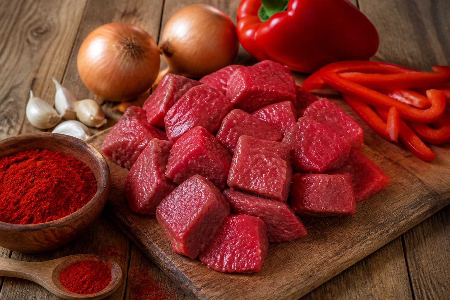 La recette authentique du goulash hongrois en soupe 2 Les ingrédients pour 4 personnes