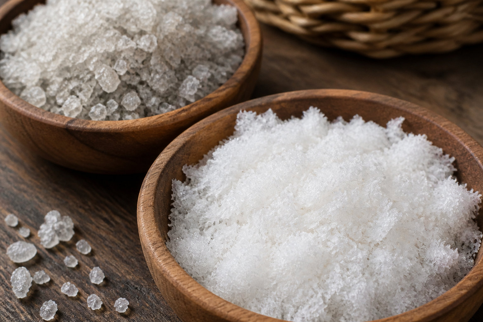 Gros sel et fleur de sel répondent à des usages précis