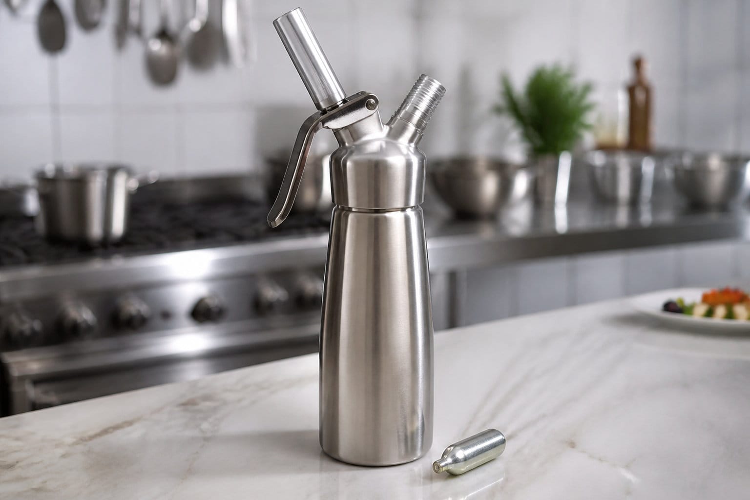 Recette d’espuma salée ou sucrée, avec ou sans siphon 3 Utiliser le matériel et maîtriser les gestes au siphon